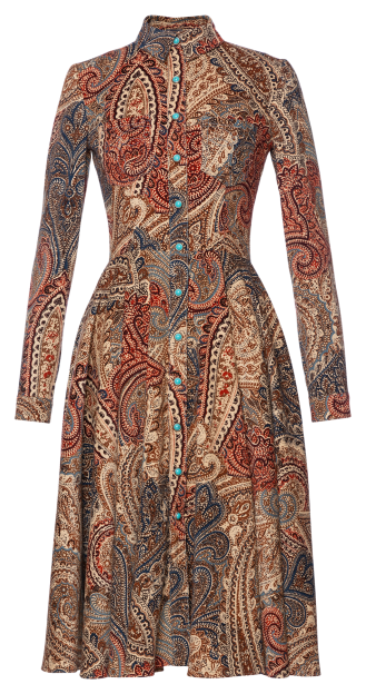 Barn Dress autumn paisley - All Products