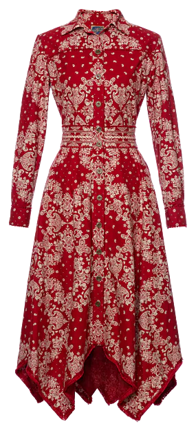 Bonanza Dress red bandana - Dresses