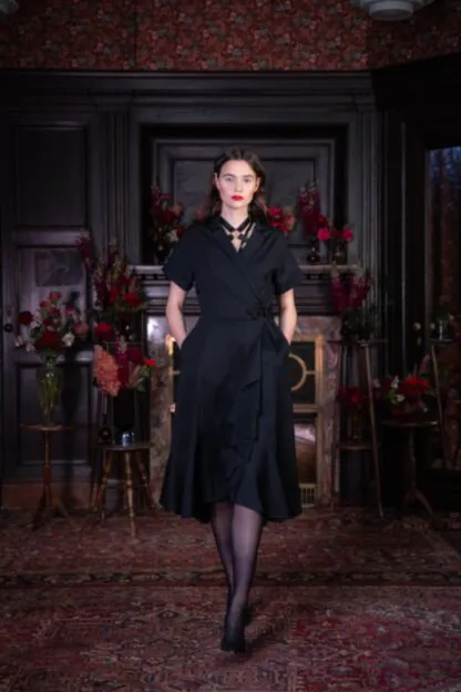 Carolina Dress black - Dresses by Lena Hoschek