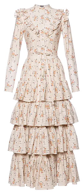 Carrie Dress floral wallpaper - Dresses