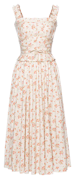 Cecilia Dress fiori delicati - Dresses