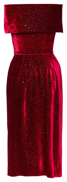 Celebration Dress red sparkle - Dresses by Lena Hoschek Celebration Dress red sparkle - Dresses by Lena Hoschek