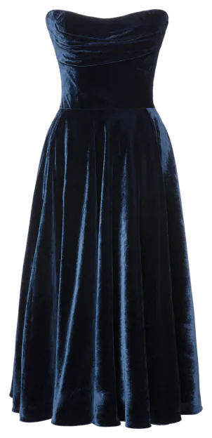 Chivalry Dress sapphire - Dresses by Lena Hoschek