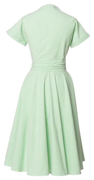 Ciel Dress green stripes - Dresses