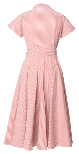 Ciel Dress red stripes - Dresses