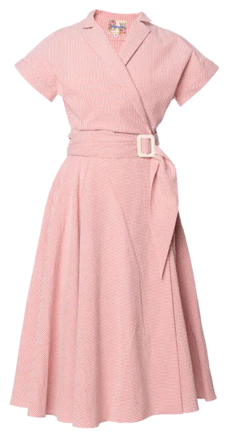 Ciel Dress red stripes - Dresses