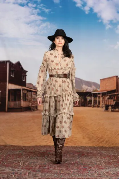 Cowgirl Dress cream Dresses by Lena Hoschek