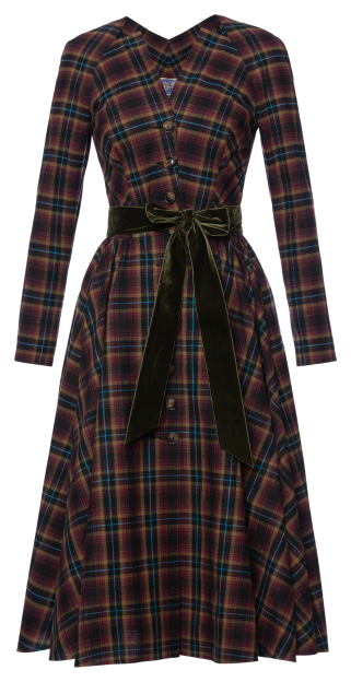 Douglas Dress autumn plaid - Dresses