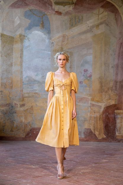 Eleonora Dress gelato al limone - SS24 - Fresco