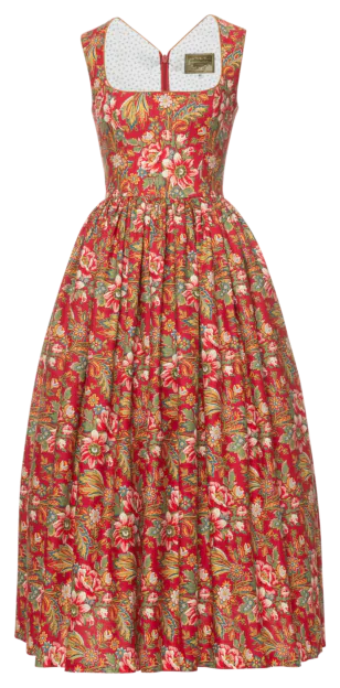 Elouise Kleid wildflowers red - Kleider