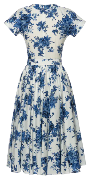 Emily Kleid blue rose - Kleider
