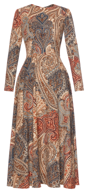Faith Dress autumn paisley - Dresses