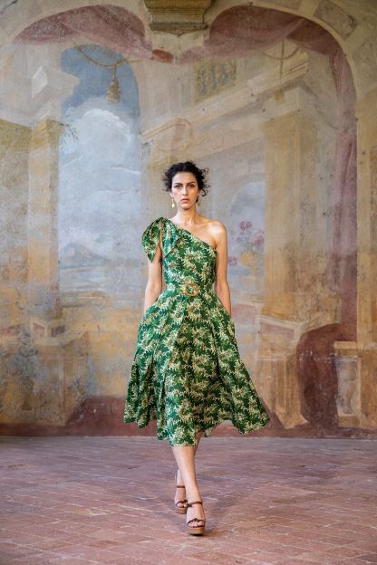 Giardino Dress melograno - SS24 - Fresco
