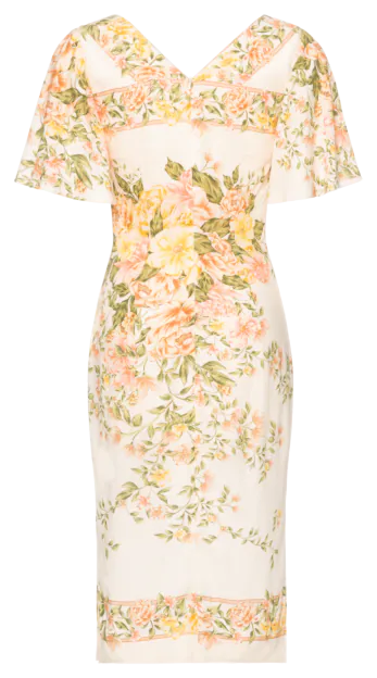 Giovanna Kleid sfondo di rose - Kleider