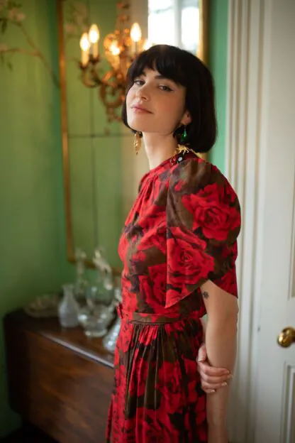 Giselle Kleid red rose - Kleider