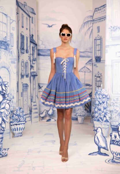 Giuseppina Cruise Kleid ciel - Alle Produkte