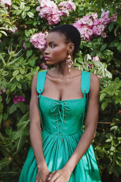 Giuseppina Kleid emerald - Kleider