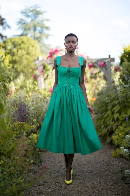 Giuseppina Kleid emerald - Kleider