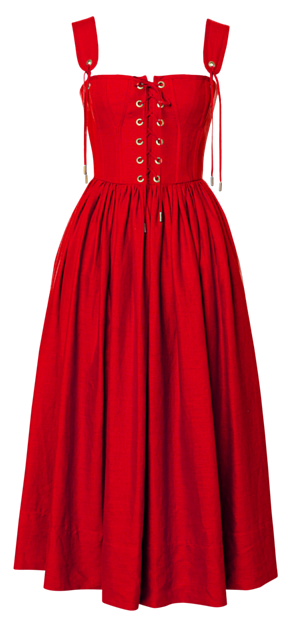 Giuseppina Dress pomodoro - Shop All