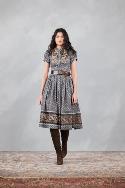 Gretl Kleid snowdrop gray - Kleider