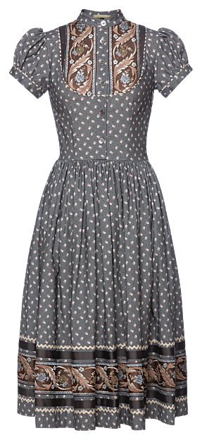 Gretl Dress snowdrop gray - Tradition