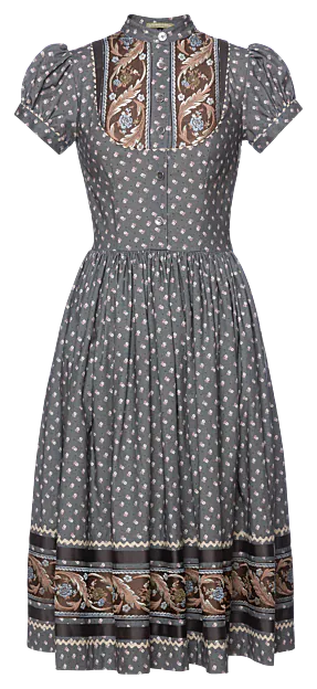Gretl Kleid snowdrop gray - Kleider