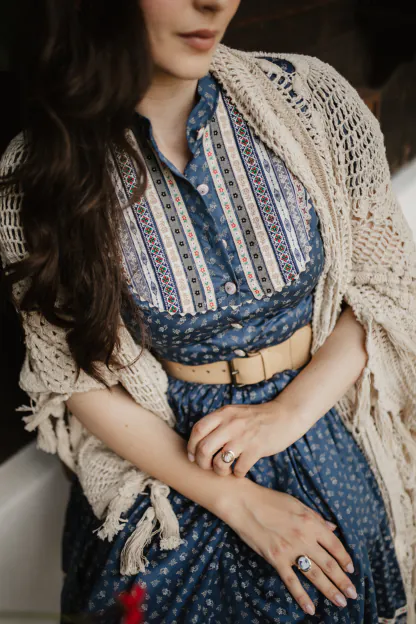 Gretl Kleid Vergissmeinnicht - Kleider