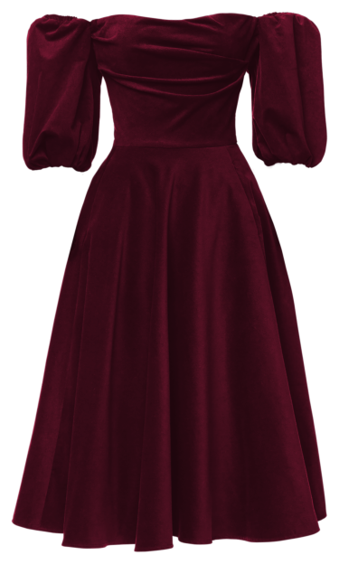 Heart to Heart Dress mulled wine - Dresses