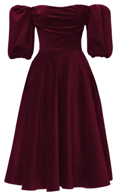 Heart to Heart Kleid mulled wine - Kleider