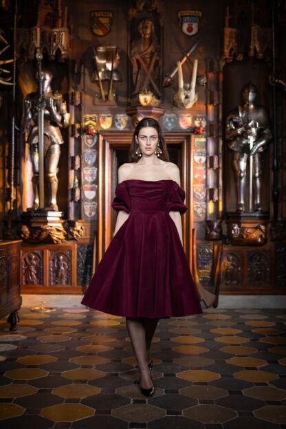 Heart to Heart Dress mulled wine - Dresses