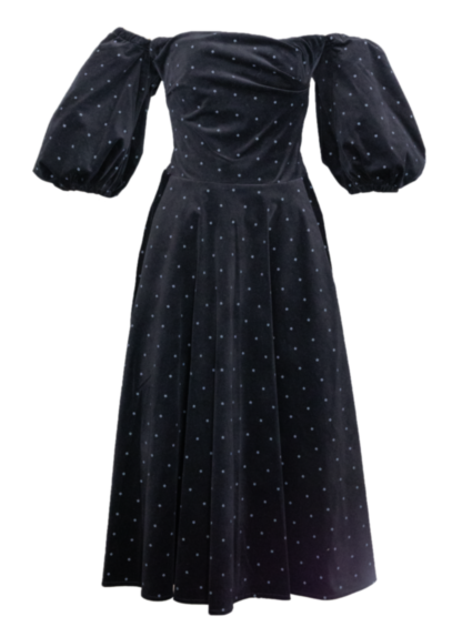 Heart to Heart Kleid velvet daisy - Kleider