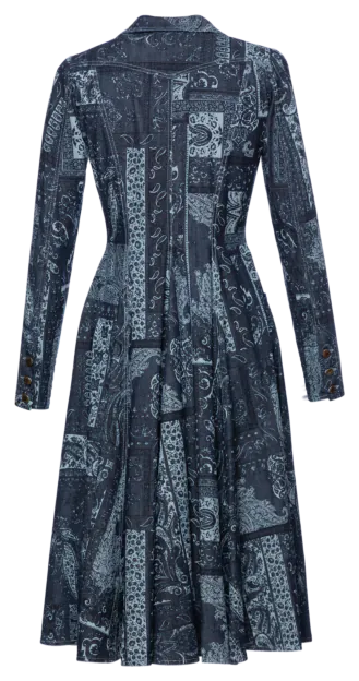 Jill Dress denim paisley - Dresses