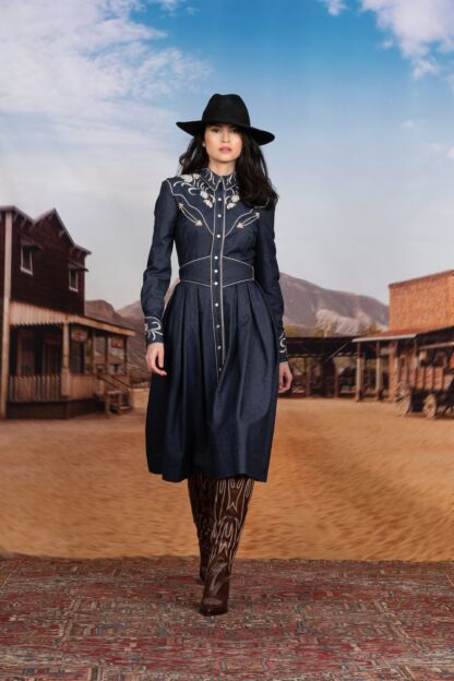 Jolene Dress denim - All Products