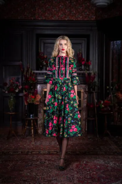 Krisztina Dress mystic floral - Dresses by Lena Hoschek