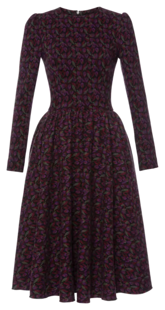 Lisa Kleid schwarzbeer - Kleider