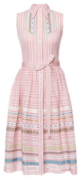 Lolly Dress raspberry cream - Tradition