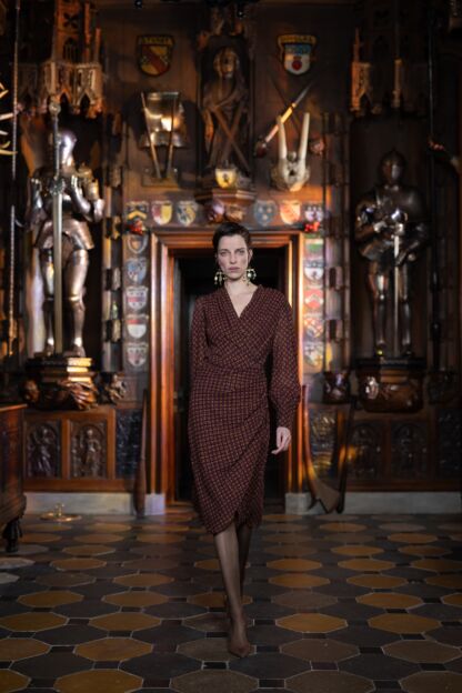 Lorna Kleid claret - Kleider