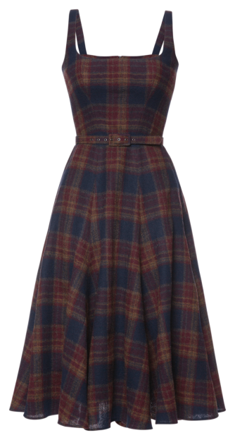 Madison Dress plaid - Business Collection