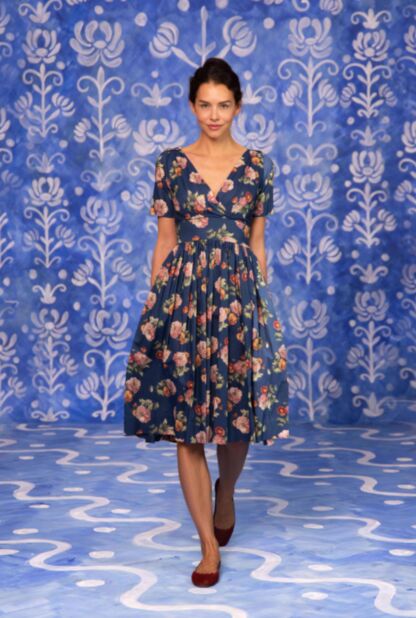 Marina Kleid midnight bloom - Kleider