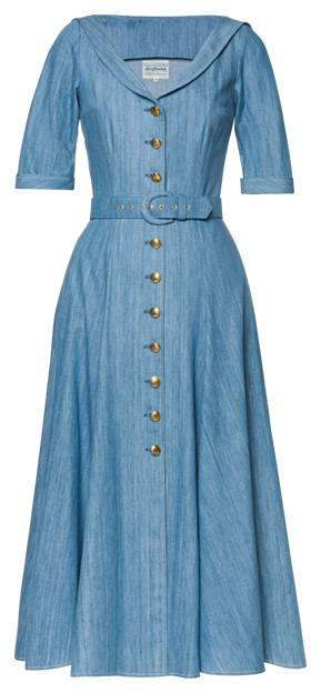 Marinella Dress frosted denim - Shop All