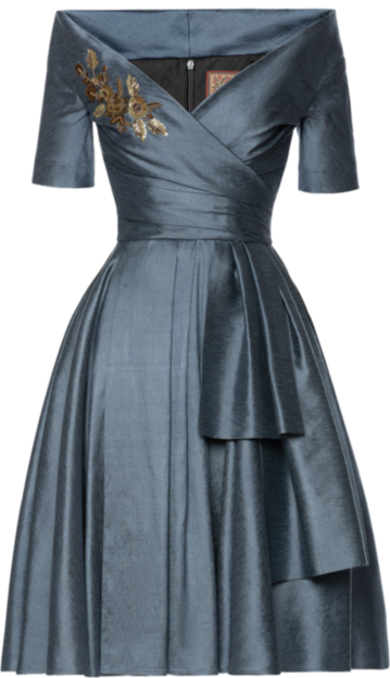 Martini Dress blue diamond - Kleider