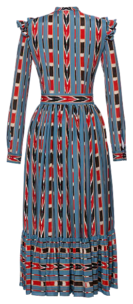Nevada Dress arrowhead blue - Dresses