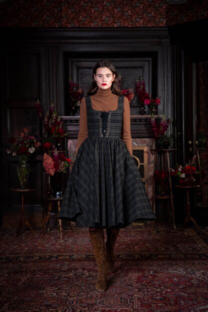 Nikoletta Kleid dark flannel - Alle Produkte