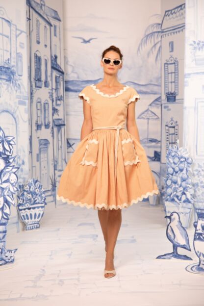 Nizza Kleid zucca - Kleider