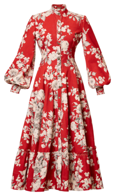 Odette Dress venetian red - All Products