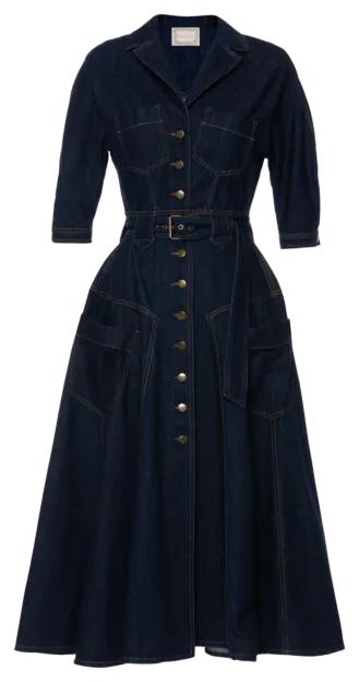 Olivia Kleid denim - Kleider