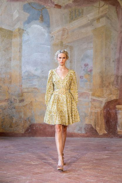 Paola Dress garofano giallo - SS24 - Fresco