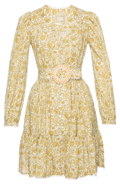 Paola Dress garofano giallo - Tradition