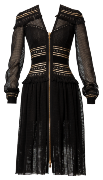 Provocative Kleid black mesh - Kleider