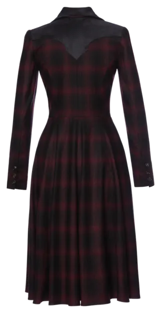 Saddle Kleid deep purple - Kleider